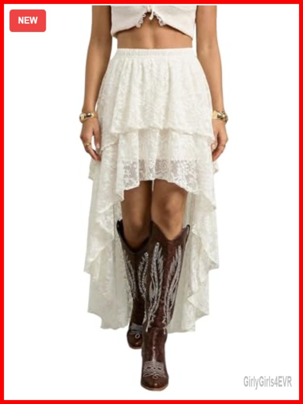 Women's Maxi Skirt Asymmetrical High Low Ruffle Fairy Y2K Rave Outfit
